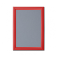 Red 25mm Poster Display Snap Frames