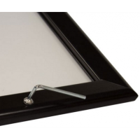 Black 32mm Lockable Poster Display Snap Frame