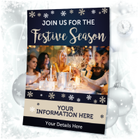 Personalised Christmas Posters, Join us this Festive Season