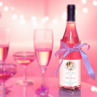 Valentines Gift Personalised Wine Labels