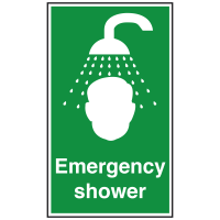 Emergency Shower Sign