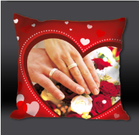 Valentines Gift Personalised Photo Cushion