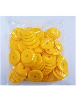 Yellow Plastic Washers (100)