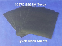 20 A3 sheets of DuPont™ Tyvek® (55gsm base) - Black both sides