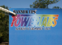 Banner Ups Adhesive Tabs - BAN014 - Crystal Clear PowerTabs - x100