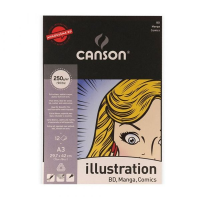 Canson Illustration for BD, Manga & Comic Art - 12 Sheets - A3