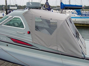 Highly Protective Cockpit Enclosure For Boats