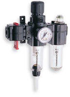 Excelon&#174; Series 72 Manual Drain FRL Set with Valve 1/4BSPP