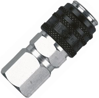 CEJN&#174; Series 116 Female Coupling NPT (with Safety locking Sleeve-Flat Faced)