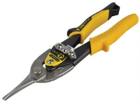 Stanley Tools Yellow Aviation Snip & Holster Straight Cut 250mm