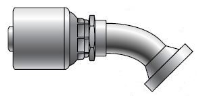 MegaCrimp&#174; SAE Flange 45&#176; Coupling Code 61