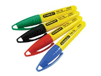 Stanley Tools Mini Fine Tip Pen - Card of 4