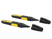 Stanley Tools Black Chisel Tip Markers