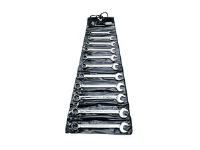Bahco&#174; Chrome Polished Combination Spanner Set of 11 Metric 8 to 22mm