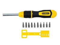 Stanley Tools Multibit Ratchet Screwdriver & 10 Bits