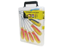 Stanley Tools Magnum Terminal/Slotted/PoziDrive/Phillips Screwdriver Set of 8