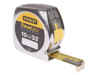 Stanley Tools PowerLock Classic Pocket Tape 10m/33ft (Width 25mm)