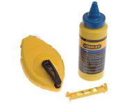 Stanley Tools Chalk Line 30m, Blue Chalk & Level