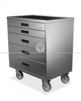 Electropolished S/S Drawer Unit/Tool Cart