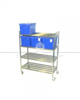 Stainless Steel Racking - Freestanding Slatted Shelving