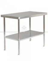 Stainless Steel Table with Under Shelf (No Upstand)