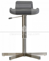 Stainless Steel High Stool on Glides