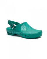 SteriKlog&#8482; Toffeln Clean Clog Green - With Heelstrap