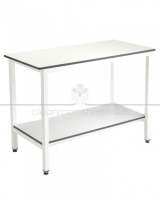 Trespa Table with Undershelf (No Upstand).