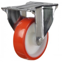 Stainless Steel Castor Top Plate Fixed Polyurethane Wheel
