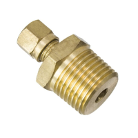 BSPT brass compression fittings - 1/4"x6mm