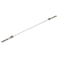 Clear Infrared Lamps X-Strap ends - 241mm, 500w, Reflector