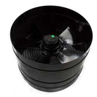 Commercial Extractor Cylinder Fan - 300mm slip fit