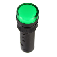 LED 16mm Panel Indicator Pilot Light Signal Lamp 220V - Green