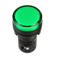 LED 22mm Panel Indicator Pilot Light Signal Lamp 220V - Green