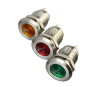 LED Instrument Indicators s.steel 10mm