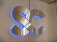 Illuminated Aluminium Halo Illuminated Signs