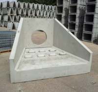 Headwalls with Dissipation Blocks & Stepped Baffles For Drainage Schemes