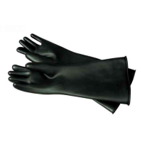 Black Rubber Gauntlets (1608)