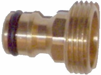 3/4" Brass Hozelock-Type Nipple