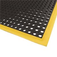 Yellow Edge Matting For Use In Commercial Settings