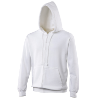 Bespoke Promotional Tridri Mens White Zip Front Hoodies For Driving