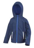 Bespoke Promotional Uneek Kids Blue Softshell Jackets For Cycling