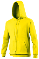 Customised Promotional Henbury Boys Yellow Zip Front Hoodies For Riding