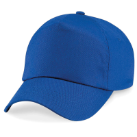 Personalised Promotional Fruit Of The Loom Childrens Royal Blue Hats For Social