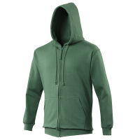 Personalised Promotional Gray Nicholls Childrens Green Zip Front Hooded Sweatshirts For Running