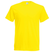 Personalised Promotional Tridri Mens Yellow T-Shirts For Squash