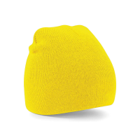 Printed Promotional Henbury Mens Yellow Beanies For Badminton