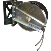 Hose Reel Wall Mounted Heavy Duty - Two hoses & Swivel