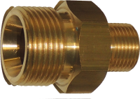 Unequal Hose Coupler G3/4 RH x G3/8 RH Adaptor Joiner