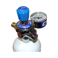 Mini Argon Regulator for Disposable Canisters